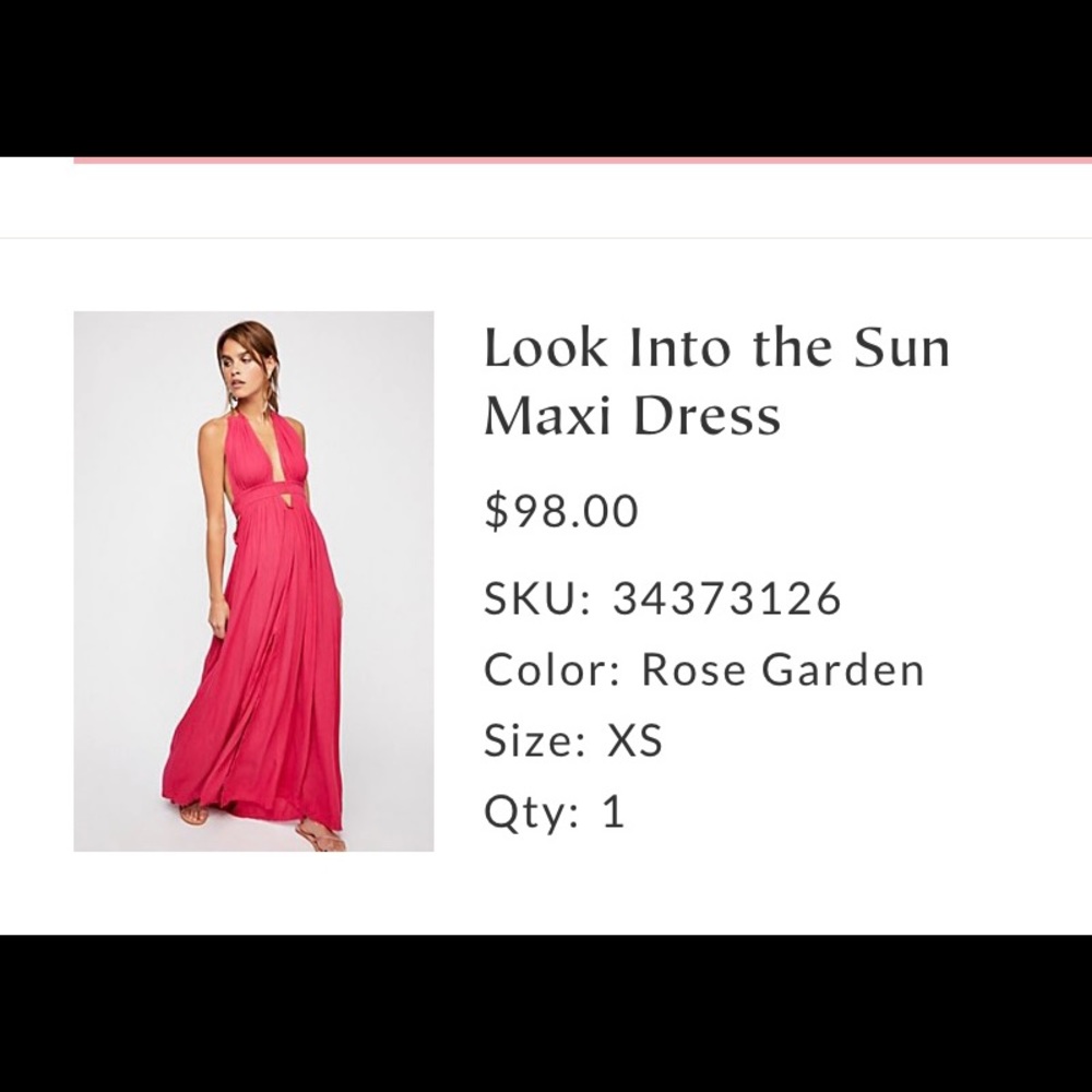 Free People maxi dress